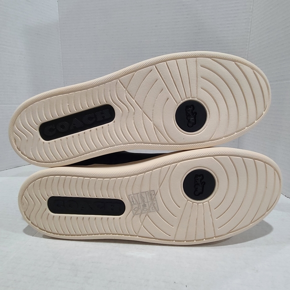 Coach black leather high tops Brand new Size 10.5D with OG box - Picture 5 of 7